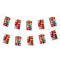 Sporting Nations Flag Bunting (3m) Kids Party