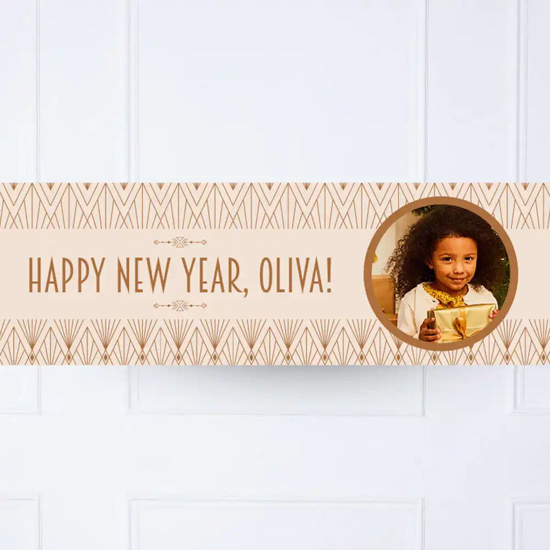 Art Deco Personalised Party Banner Personalised Banner
