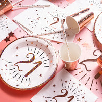 21st Birthday Rose Gold Party Table Runner (5m) Milestone