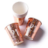 21st Birthday Rose Gold Paper Cups (x10) Milestone