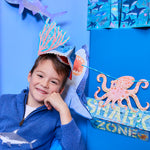King of the Sea Paper Party Hats (x6)