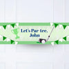 Golf Personalised Party Banner Personalised Banner