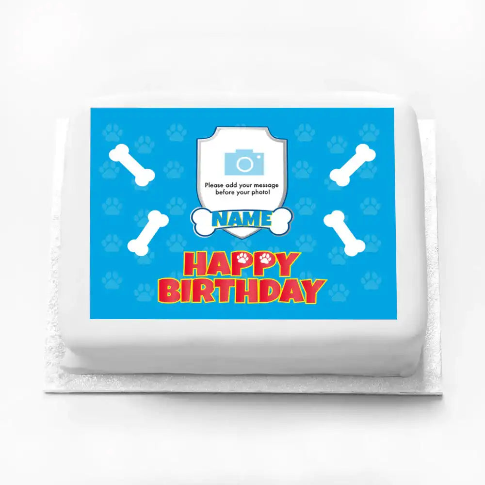 Personalised Photo Cake - Paw Patrol Yes Personalised Cake
