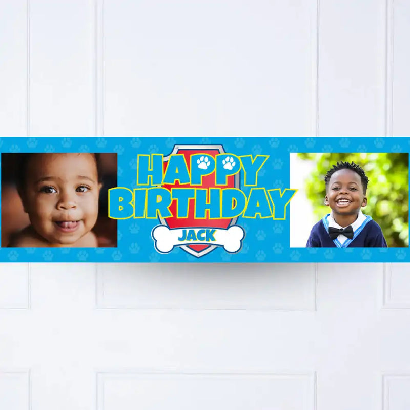 Paw Patrol Personalised Party Banner Personalised Banner