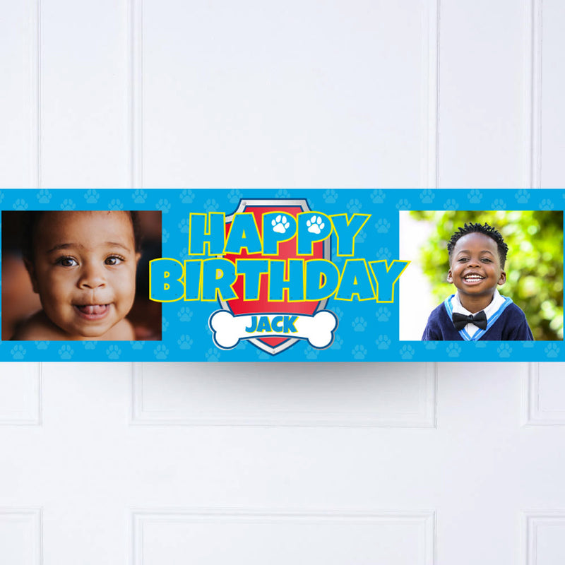 Paw Patrol Personalised Party Banner