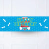 Paw Patrol Personalised Party Banner No Personalised Banner