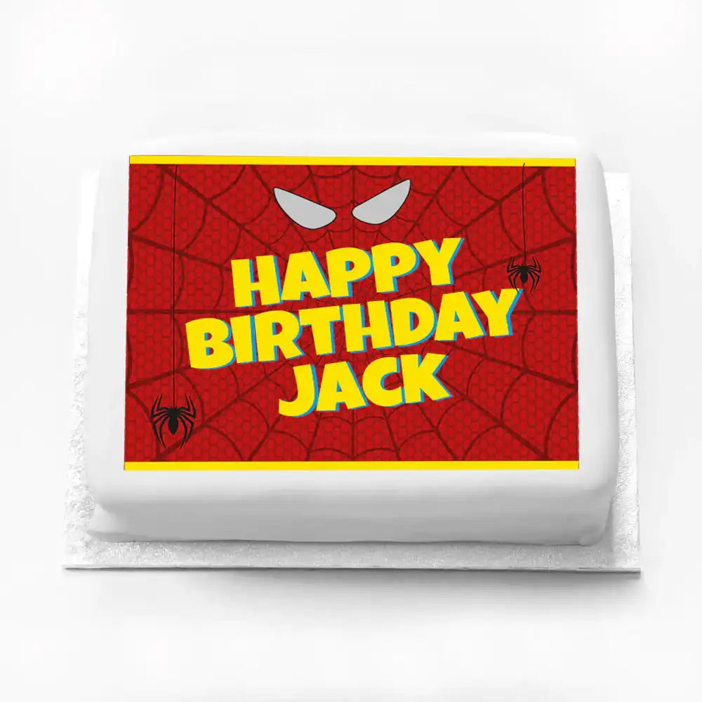 Personalised Photo Cake - Spiderman Personalised Cake
