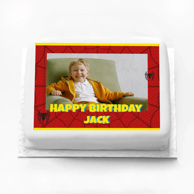 Personalised Photo Cake - Spiderman Personalised Cake