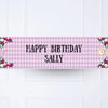 Alice in Wonderland Personalised Party Banner Personalised Banner