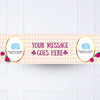 Alice in Wonderland Personalised Party Banner Yes Personalised Banner