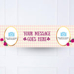 Alice in Wonderland Personalised Party Banner