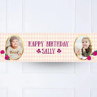Alice in Wonderland Personalised Party Banner