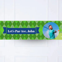 Golf Personalised Party Banner Personalised Banner