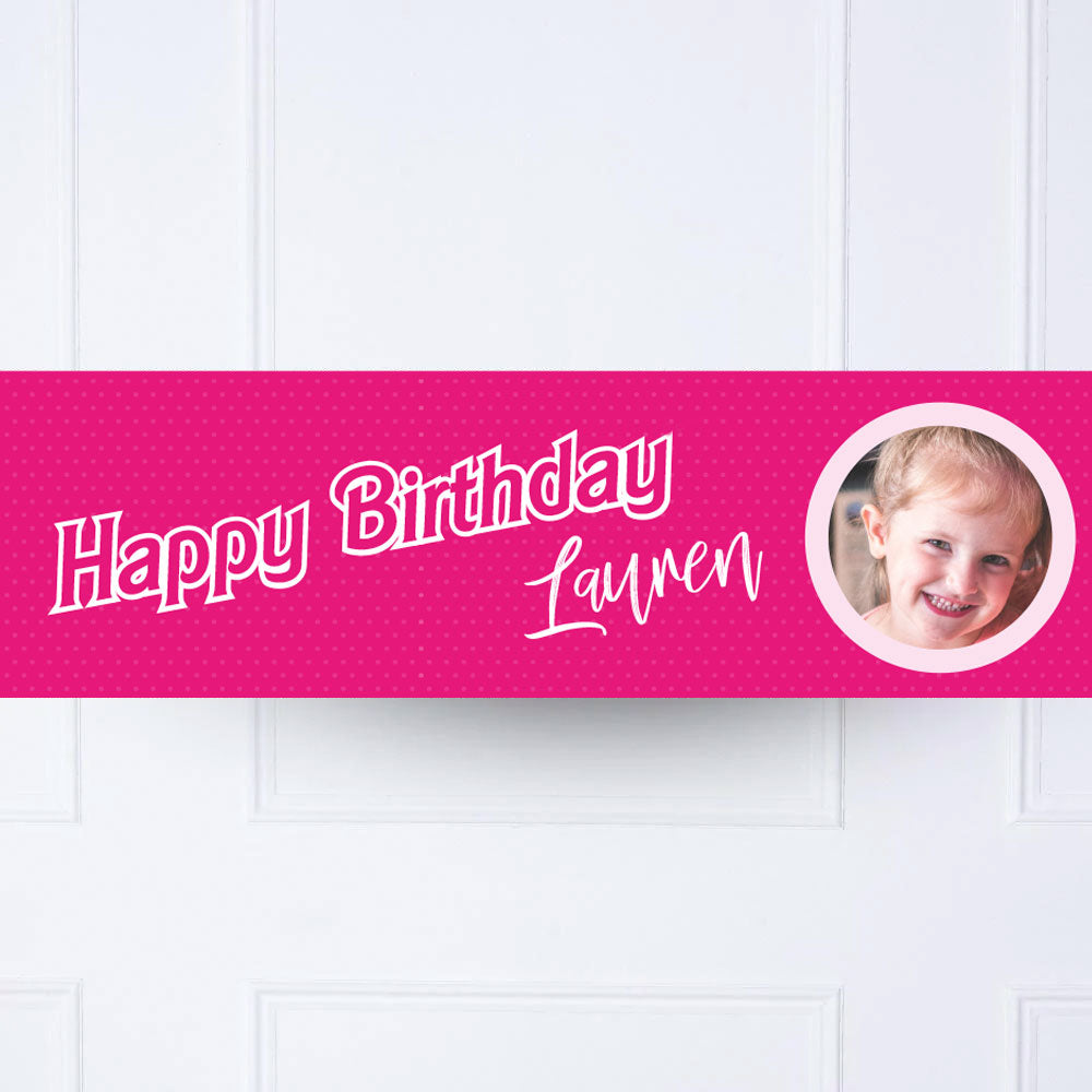 Barbie Personalised Party Banner | Party Pieces