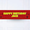 Spiderman Personalised Party Banner Personalised Banner