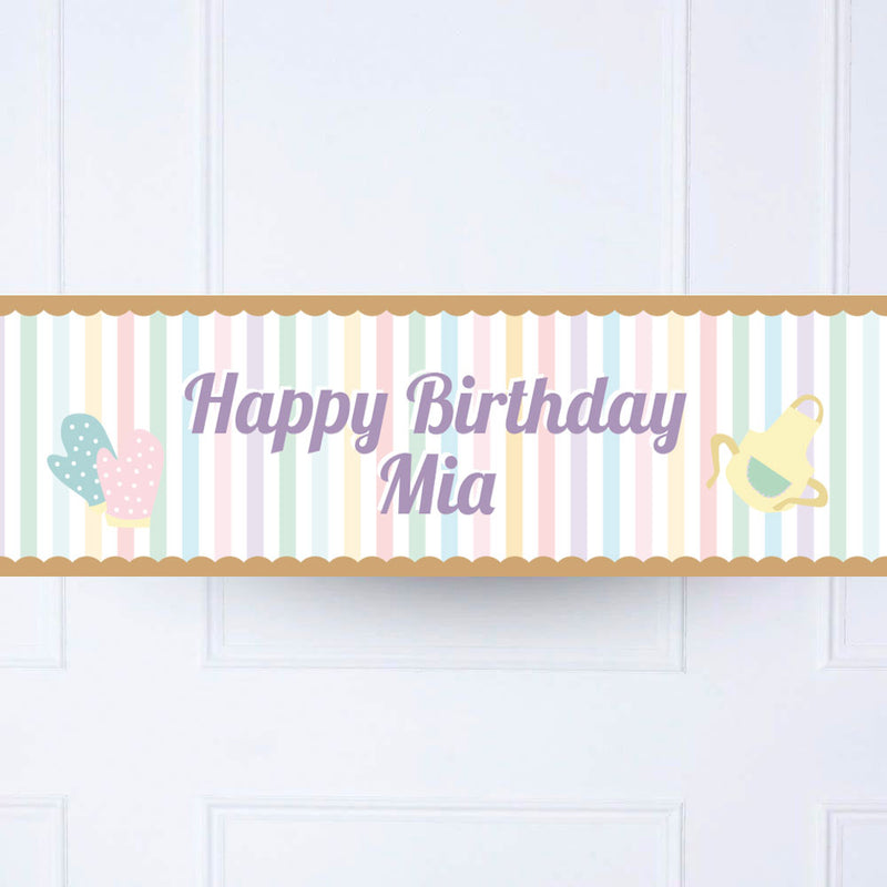 Little Bakers Personalised Party Banner