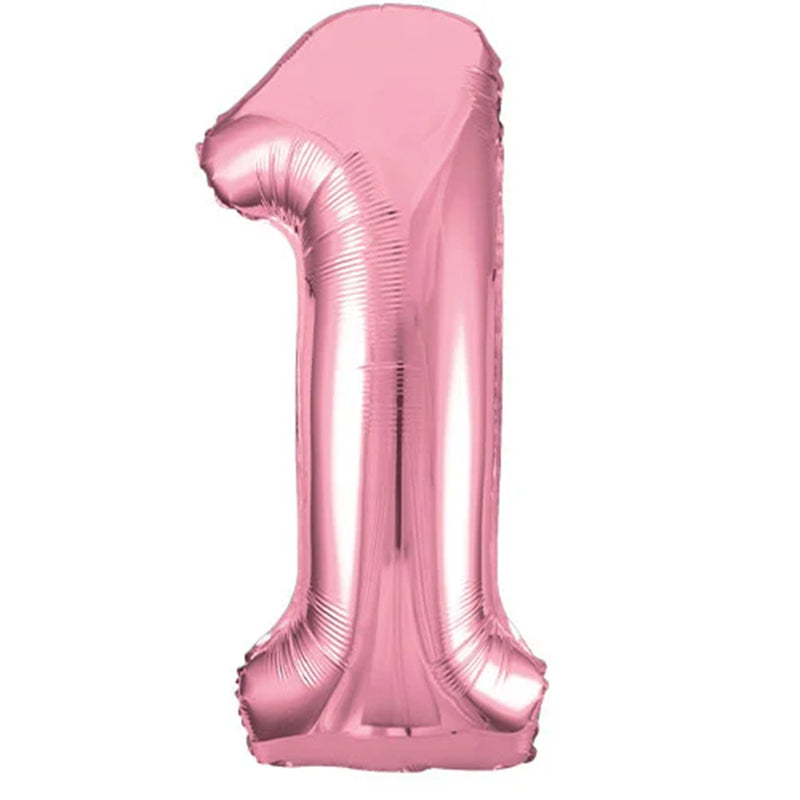 Supershape Lovely Pink 34" Helium Balloon Number 1