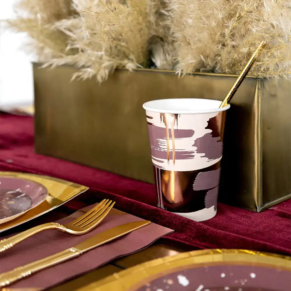 Mauve-elous Paper Cups (x8) General Party