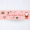 Christmas Characters Personalised Party Banner Personalised Banner