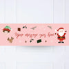 Christmas Characters Personalised Party Banner No Personalised Banner