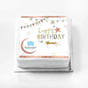 Personalised Photo Cake - Mixed Metallics Small (up to 6 small portions) Personalised Cake