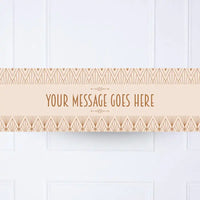 Art Deco Personalised Party Banner No Personalised Banner