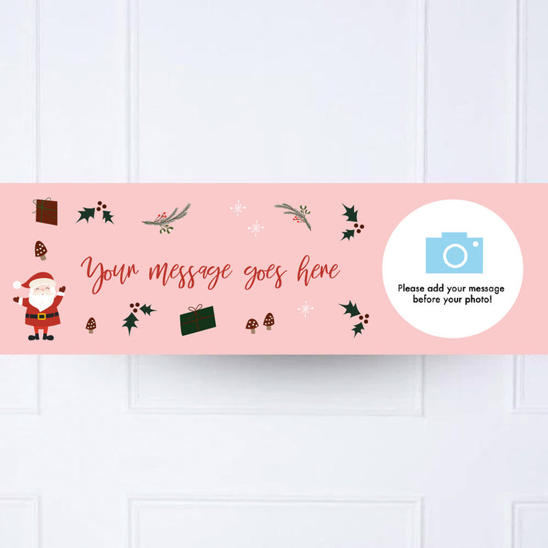 Christmas Characters Personalised Party Banner