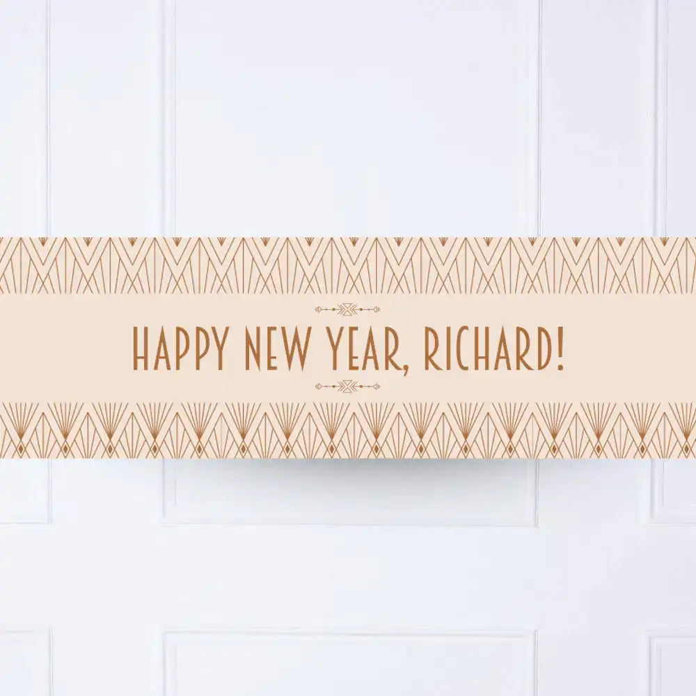 Art Deco Personalised Party Banner Personalised Banner