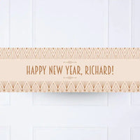 Art Deco Personalised Party Banner Personalised Banner