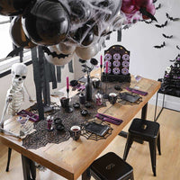 Debossed Tomb Stone Paper Plates (x8) Halloween 2022