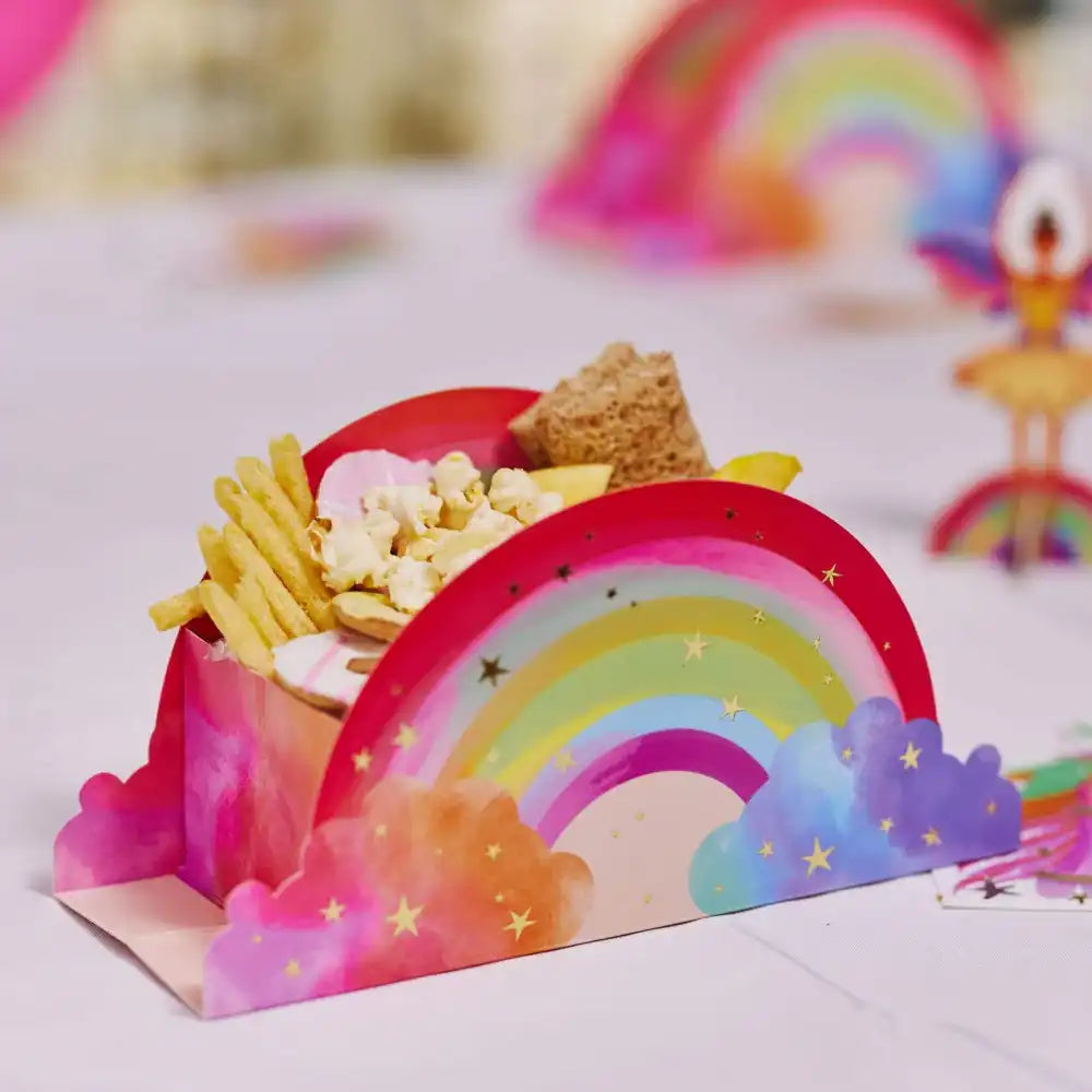 Unicorn Fairy Princess Food Trays (x4) Own Brand