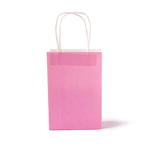 Pale Pink Party Bags with Handles (x12)
