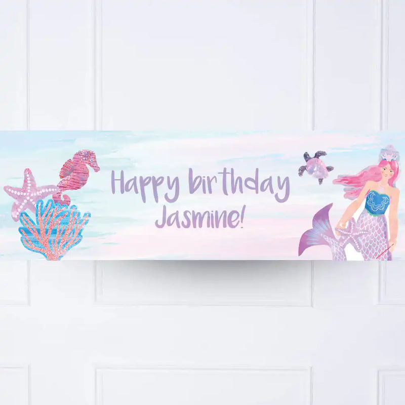 Queen of the Sea Personalised Party Banner Personalised Banner
