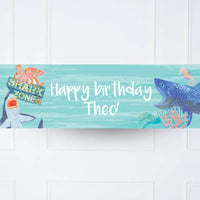 King of the Sea Personalised Party Banner Personalised Banner
