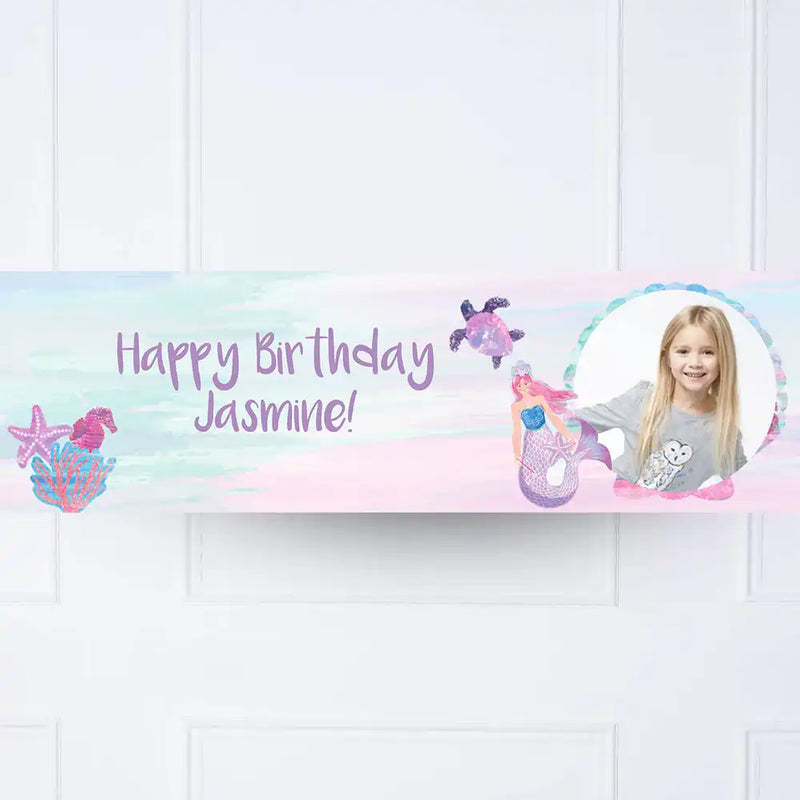 Queen of the Sea Personalised Party Banner Personalised Banner