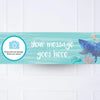 King of the Sea Personalised Party Banner Photo and Message Personalised Banner