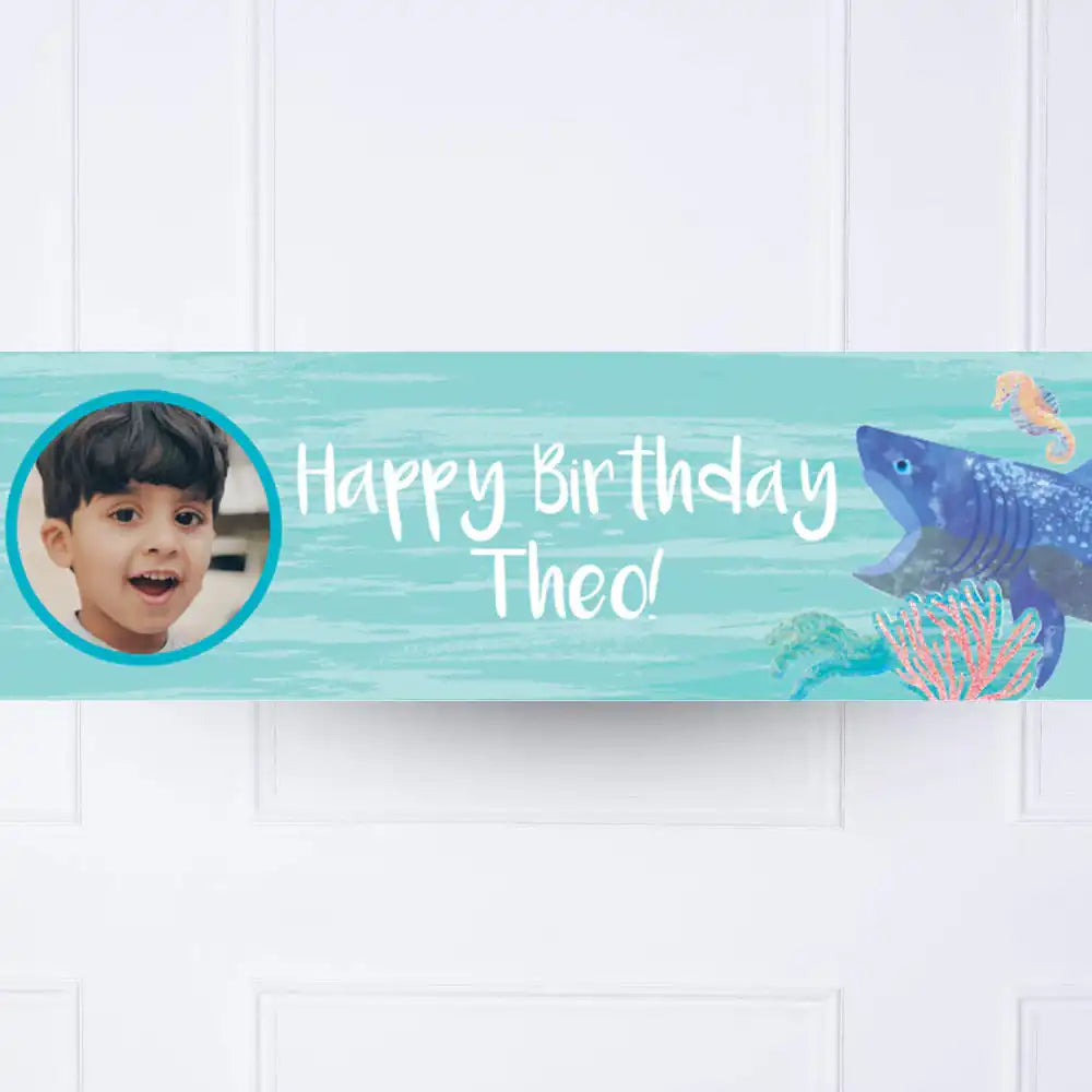 King of the Sea Personalised Party Banner Personalised Banner