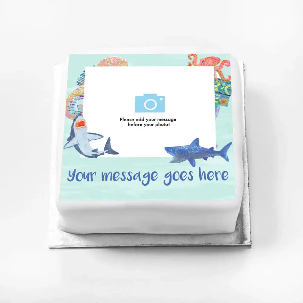 Personalised Photo Cake - King of the Sea Personalised Cake