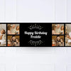 Black Milestone Personalised Party Banner Personalised Banner