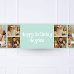 Coloured Collage Personalised Party Banner