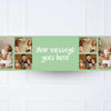 Coloured Collage Personalised Party Banner Green None Personalised Banner
