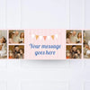 Pink Stripe Bunting Personalised Party Banner Personalised Banner