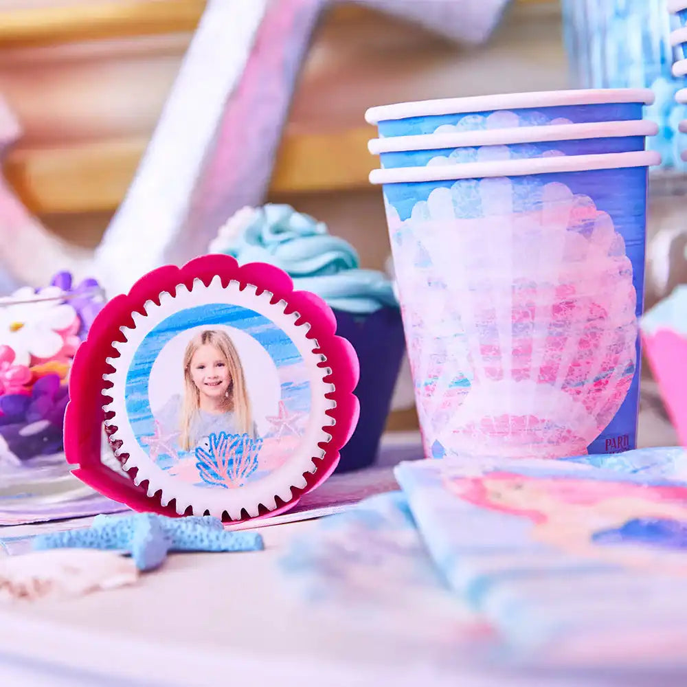 Queen of the Sea Shell Paper Party Cups (x8) Own Brand