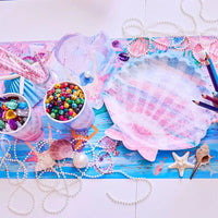 Queen of the Sea Shell Shaped Paper Plates (x8) Own Brand