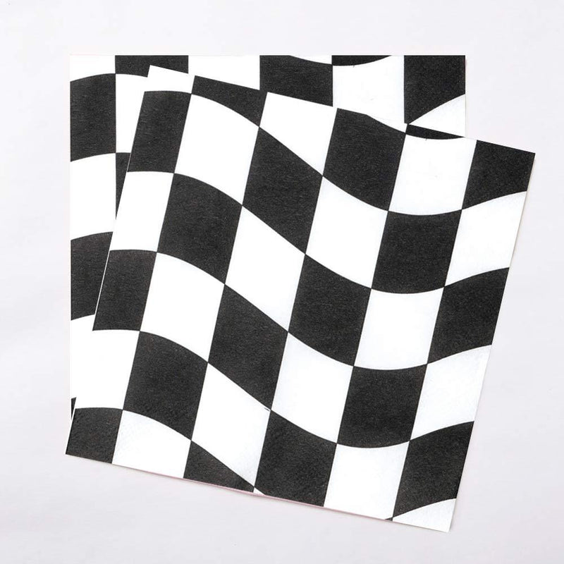 Racing Stripes Lunch Napkins (x18)