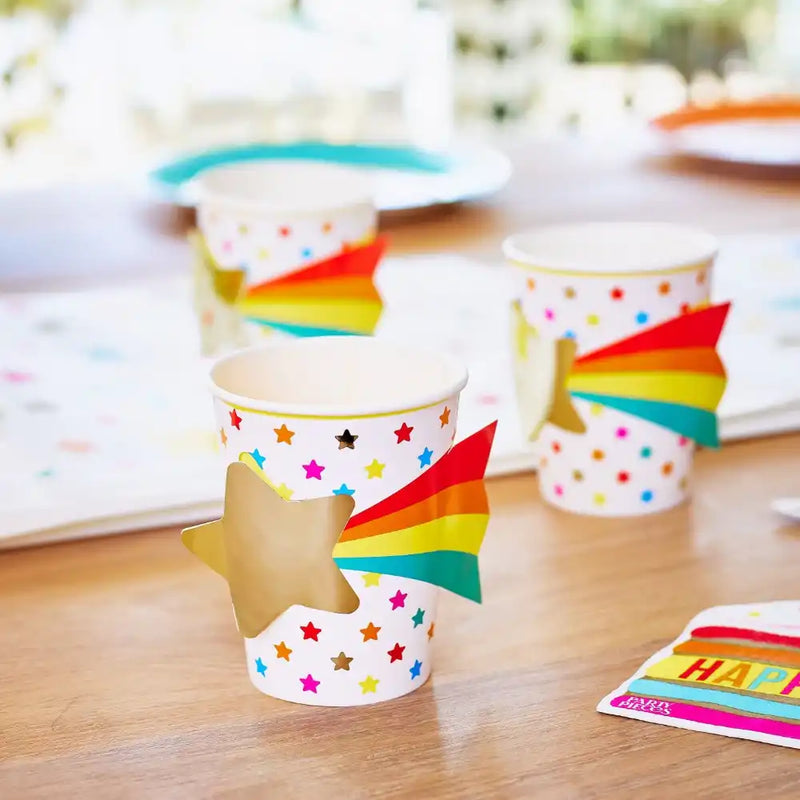 Shooting Star Paper Cups (x8) Own Brand