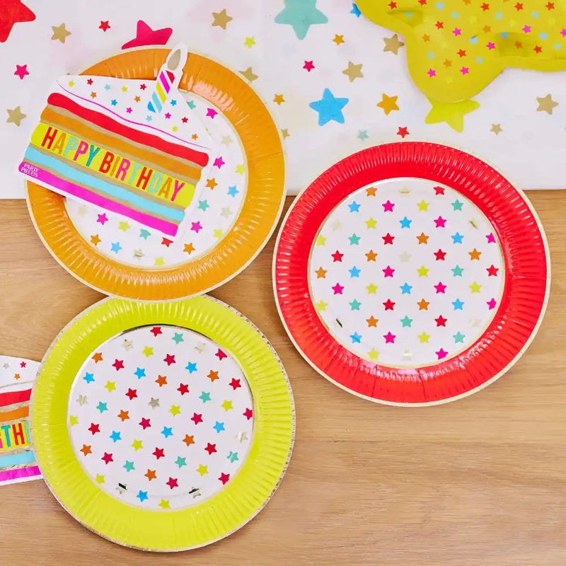 Shooting Star Party Plates (x8) Own Brand