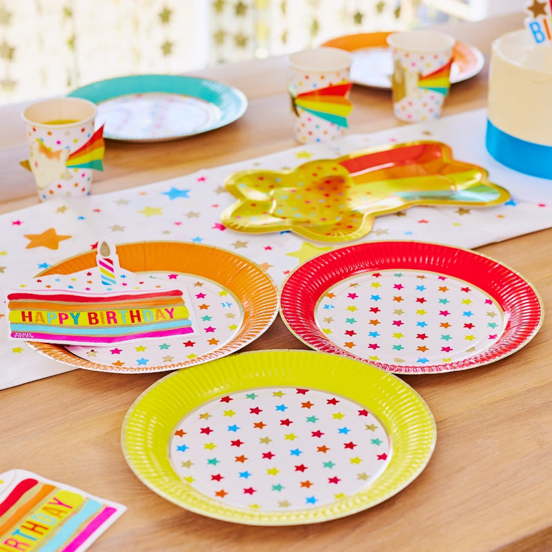 Shooting Star Party Plates (x8)