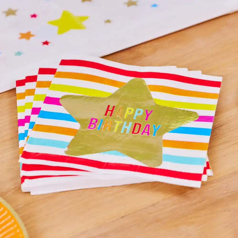 Shooting Star Party Napkins (x16) Own Brand