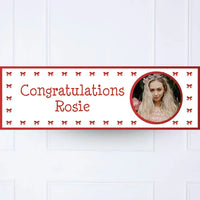 Red Ribbon Personalised Party Banner Personalised Banner